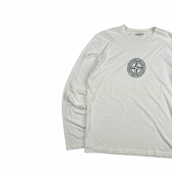 Stone Island Vintage Compass Long Sleeve T shirt  - XXL