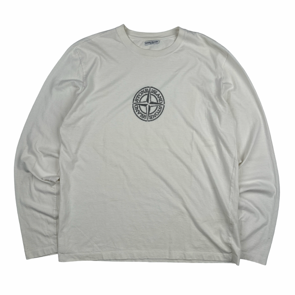 Stone Island Vintage Compass Long Sleeve T shirt  - XXL