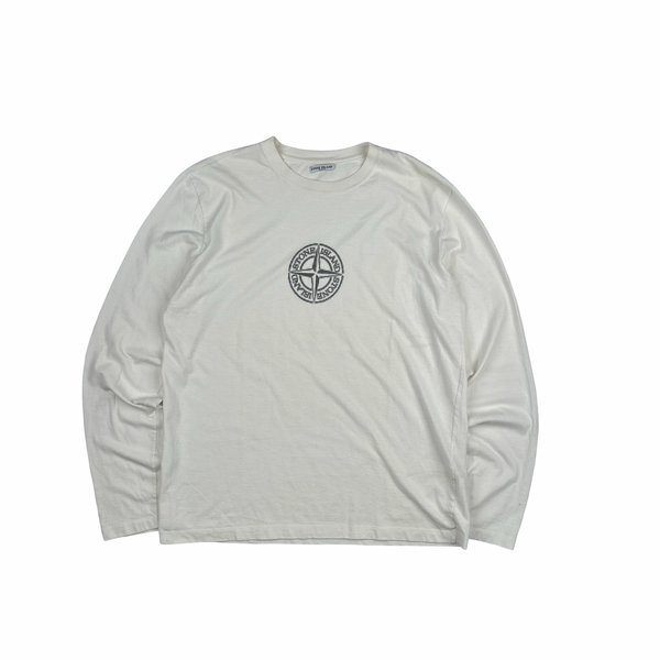 Stone Island Vintage Compass Long Sleeve T shirt  - XXL