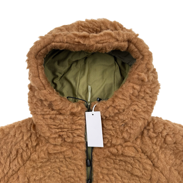 ROA Olive Tan Heavy Furry Jacket - Medium