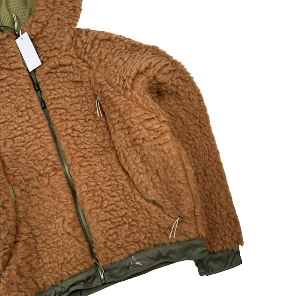 ROA Olive Tan Heavy Furry Jacket - Medium