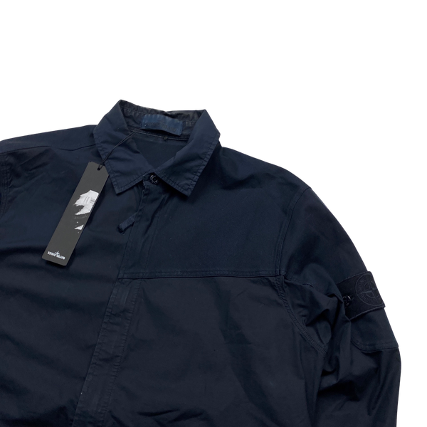 Stone Island 2018 Navy Ghost Overshirt  - Medium