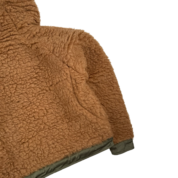 ROA Olive Tan Heavy Furry Jacket - Medium