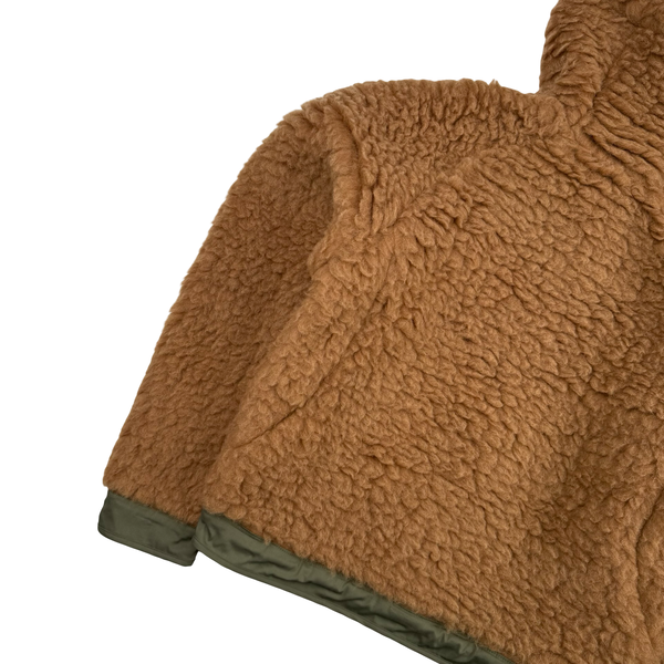 ROA Olive Tan Heavy Furry Jacket - Medium