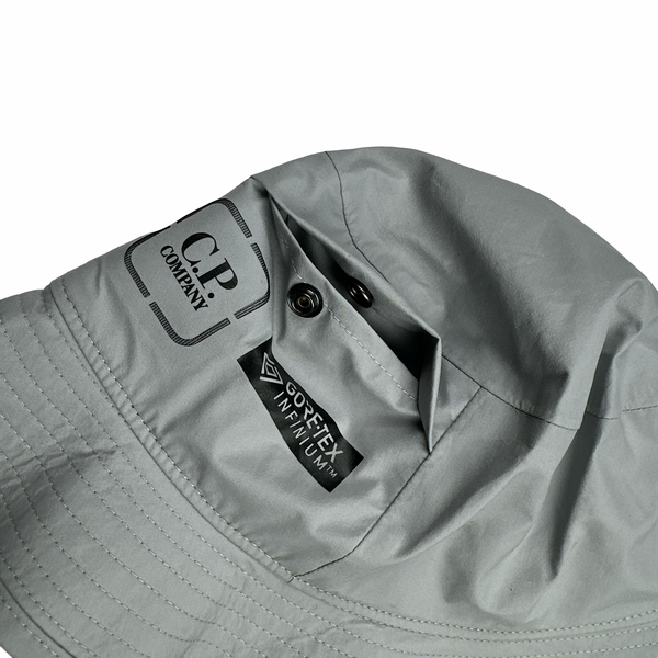 CP Company Grey Gortex Quantum Metropolis Series Bucket Hat - Large