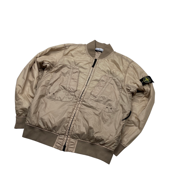 Stone Island 2023 Garment Dyed Micro Yarn Primaloft Down Jacket - Large
