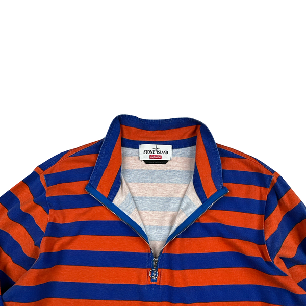 Stone Island x Supreme Striped High Neck Pullover - Medium