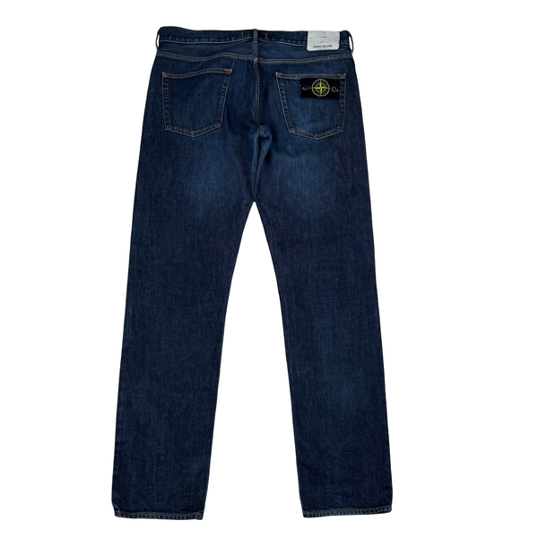Stone Island 2014 Mid Blue RE-T Fit Regular Jeans - 34”