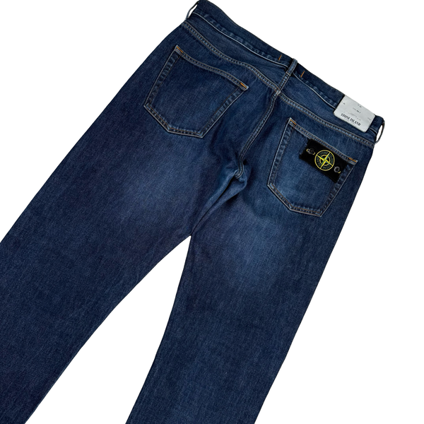 Stone Island 2014 Mid Blue RE-T Fit Regular Jeans - 34”