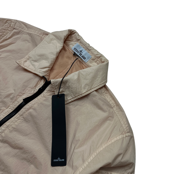 Stone Island 2022 Peach Cotton Lined Overshirt - Medium
