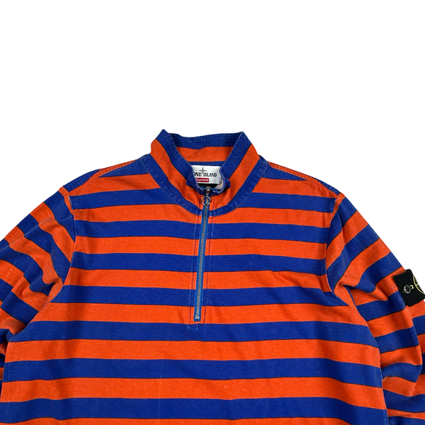 Stone Island x Supreme Striped High Neck Pullover - Medium