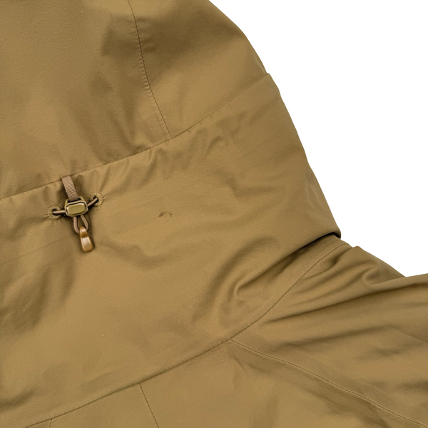 CP Company Brown Gore-tex Infinium Waterproof Down Liner Parka Jacket - Medium