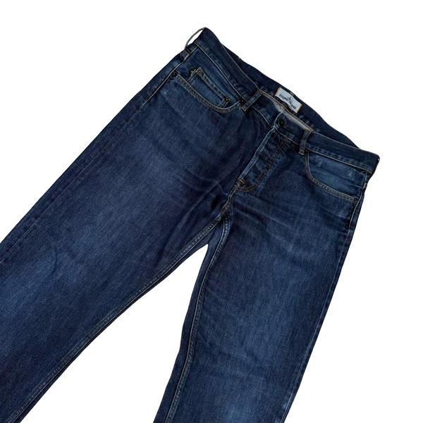 Stone Island 2014 Mid Blue RE-T Fit Regular Jeans - 34”