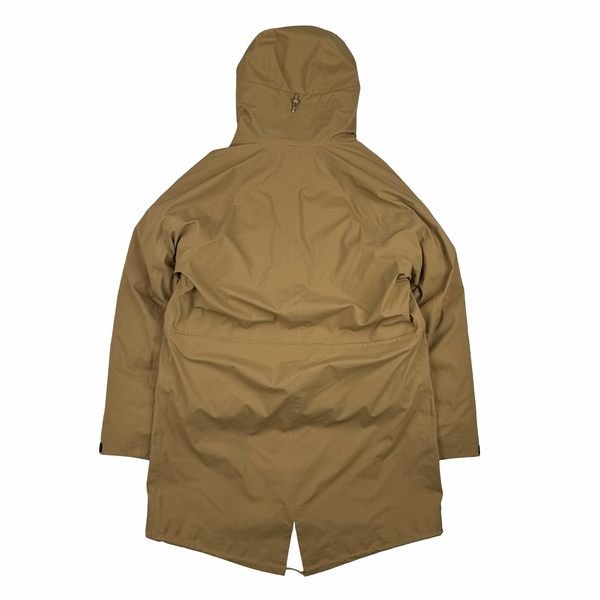 CP Company Brown Gore-tex Infinium Waterproof Down Liner Parka Jacket - Medium