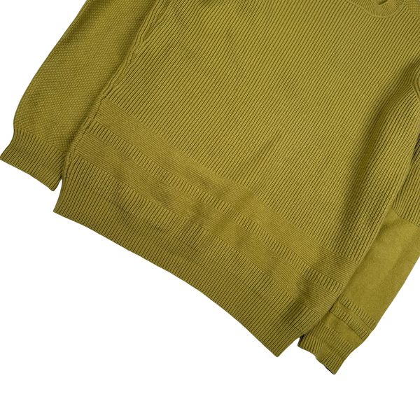 Stone Island 2019 Ocher Wool Blend Crewneck Jumper - XL