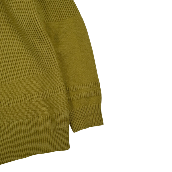 Stone Island 2019 Ocher Wool Blend Crewneck Jumper - XL