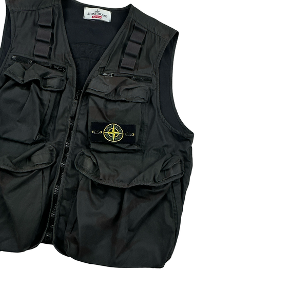 Stone Island x Supreme Brushed Cotton 2C Camo OVD Vest - Small