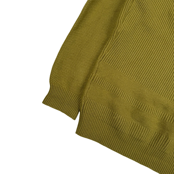 Stone Island 2019 Ocher Wool Blend Crewneck Jumper - XL
