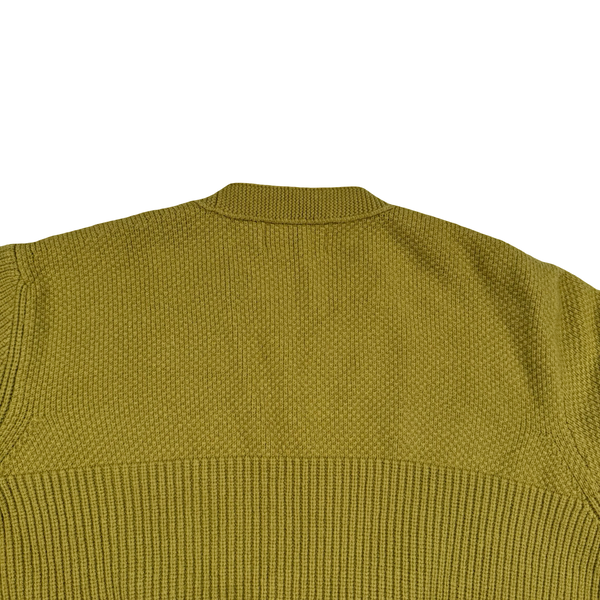 Stone Island 2019 Ocher Wool Blend Crewneck Jumper - XL
