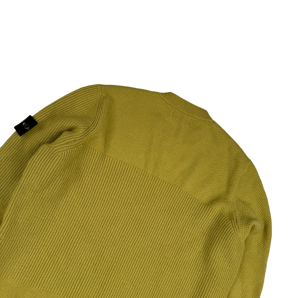 Stone Island 2019 Ocher Wool Blend Crewneck Jumper - XL