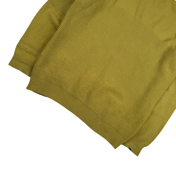 Stone Island 2019 Ocher Wool Blend Crewneck Jumper - XL