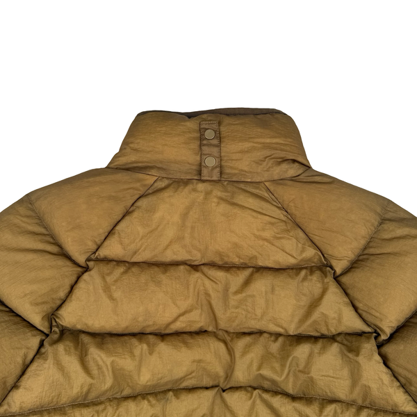 CP Company Brown Gore-tex Infinium Waterproof Down Liner Parka Jacket - Medium