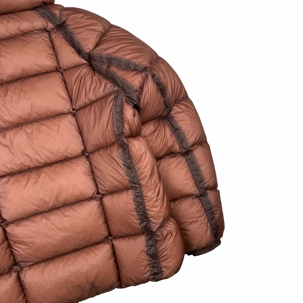 CP Company Terracotta Down Filled DD Shell Lens Viewer Puffer Jacket - XXL (54)