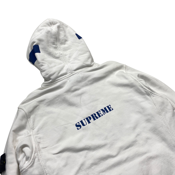 Stone Island Supreme 2017 Reflective Hoodie Medium Mat s Island