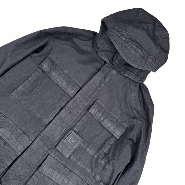 CP Company Metropolis Charcoal Co Ted Multipocketed Jacket - 3XL (58)