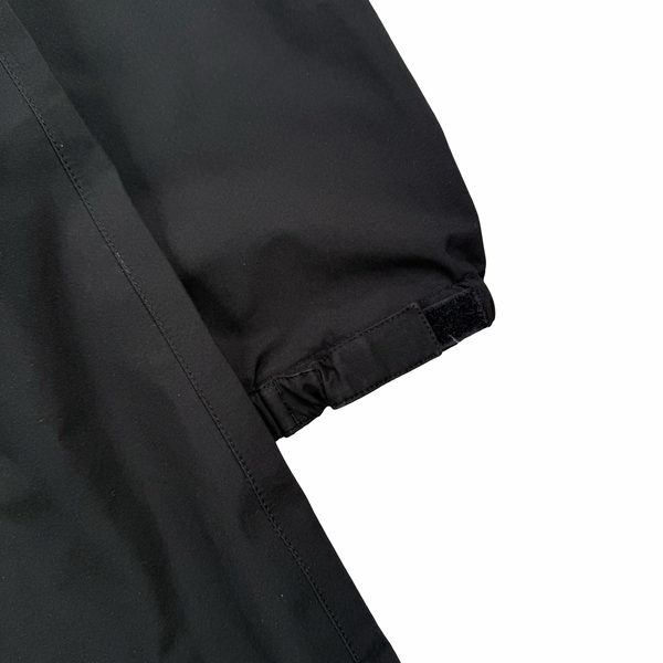 Prada Black Red Tab Gore-Tex Long Zipped Hooded Jacket - XXL (54)
