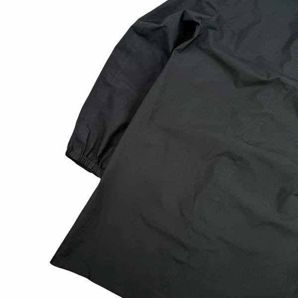 Prada Black Red Tab Gore-Tex Long Zipped Hooded Jacket - XXL (54)