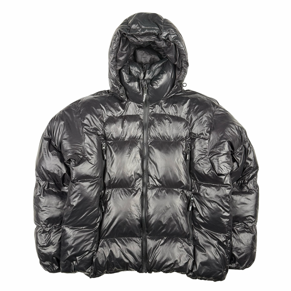 Supreme Pertex Quantum Black Down Fill Puffer Jacket - Small