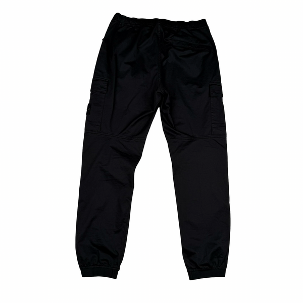 Stone Island 2024 Black RE-T Fit Cargo Trousers - 34”