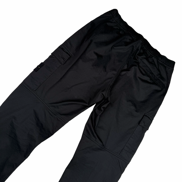 Stone Island 2024 Black RE-T Fit Cargo Trousers - 34”