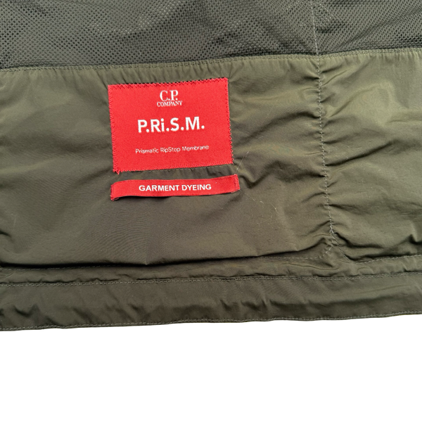 CP Company P.Ri.S.M Green Prismatic Ripstop Membrane Hooded Jacket - Medium