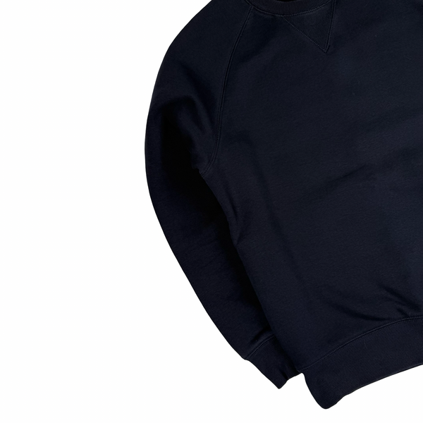 Carhartt Midnight Blue Thick Cotton Blend Crew Neck Jumper - Small