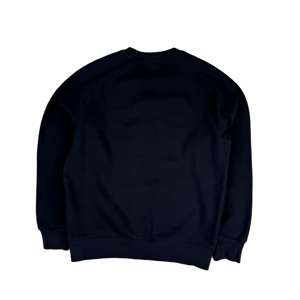 Carhartt Midnight Blue Thick Cotton Blend Crew Neck Jumper - Small