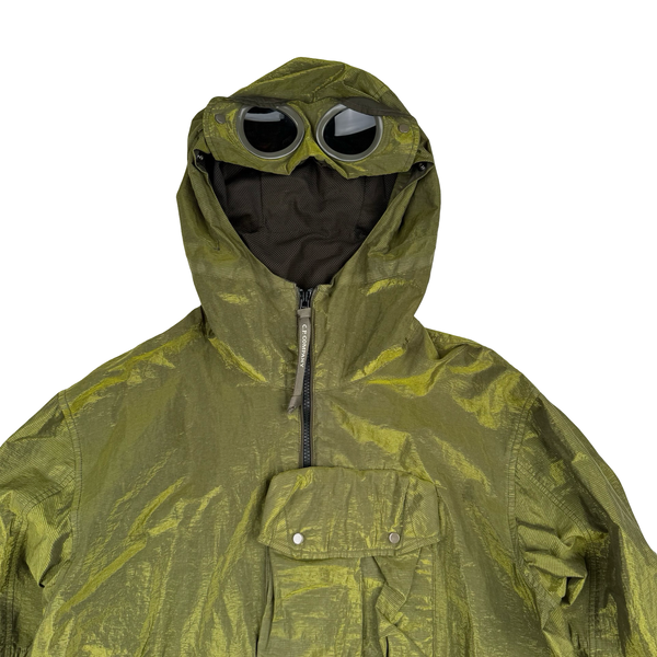 CP Company P.Ri.S.M Green Prismatic Ripstop Membrane Hooded Jacket - Medium