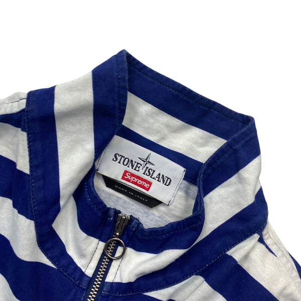 Stone Island x Supreme Striped High Neck Pullover - Medium