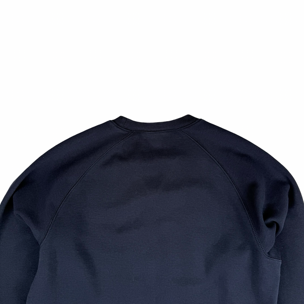Carhartt Midnight Blue Thick Cotton Blend Crew Neck Jumper - Small