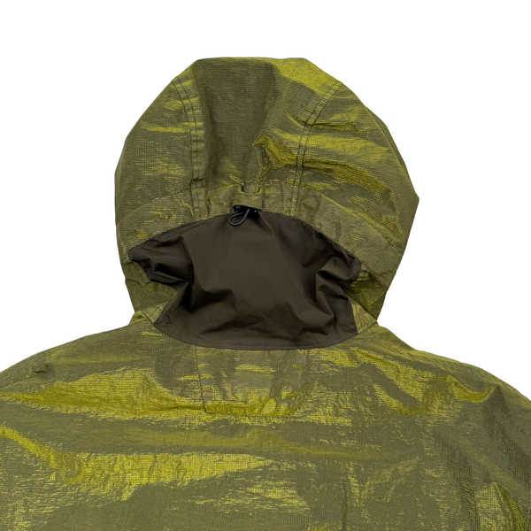 CP Company P.Ri.S.M Green Prismatic Ripstop Membrane Hooded Jacket - Medium