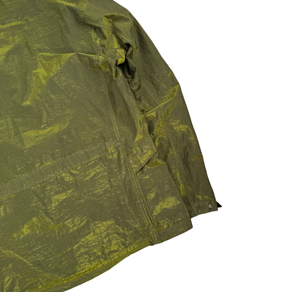 CP Company P.Ri.S.M Green Prismatic Ripstop Membrane Hooded Jacket - Medium