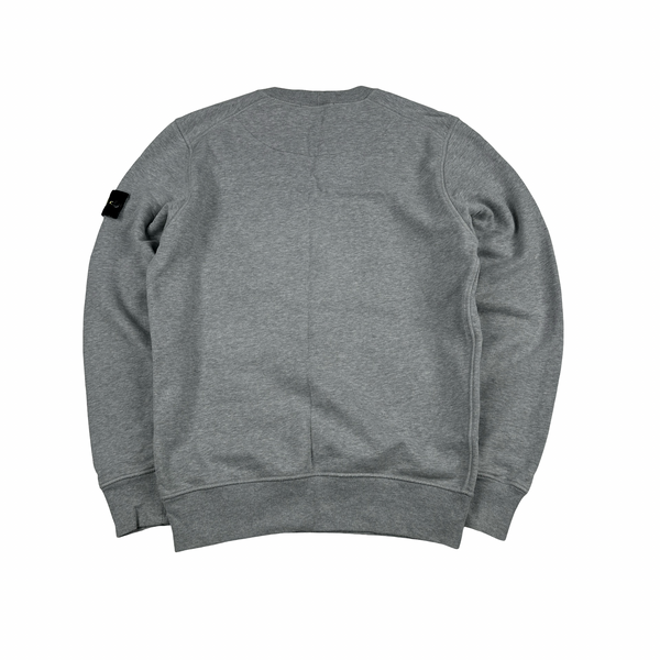 Stone Island 2019 Grey Cotton Crewneck - Medium