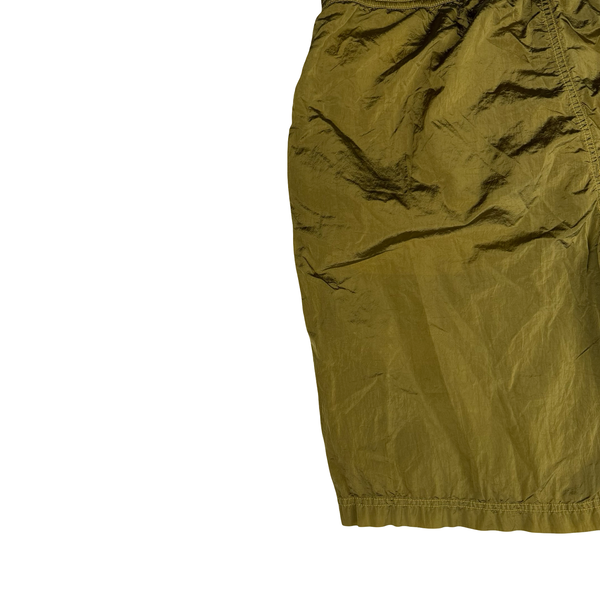 Stone Island Nylon Metal Golden Ochre Patch Swim Shorts - XL