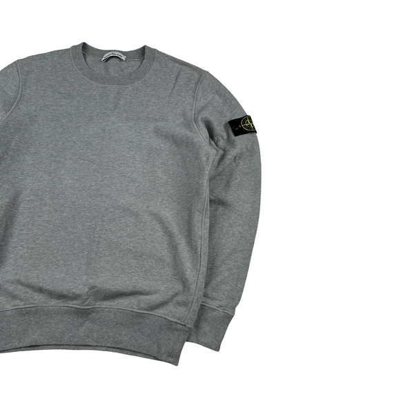 Stone Island 2019 Grey Cotton Crewneck - Medium