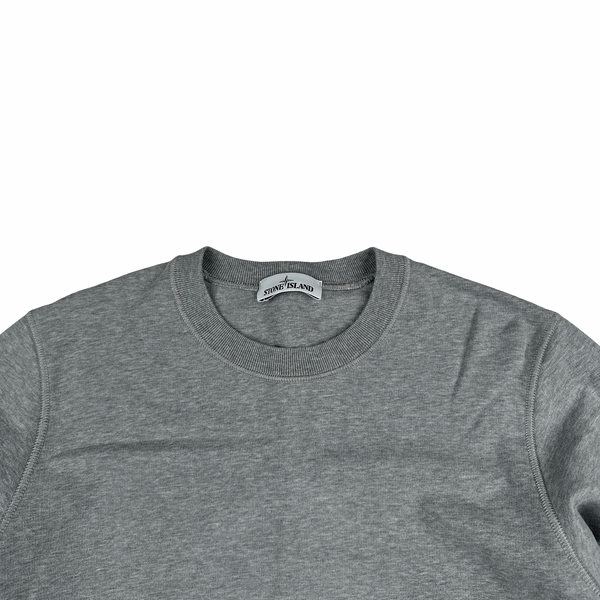 Stone Island 2019 Grey Cotton Crewneck - Medium