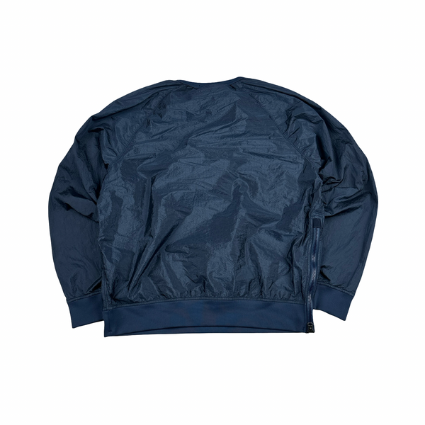 Stone Island 2020 Navy Nylon Metal Rip Stop Pullover - Large