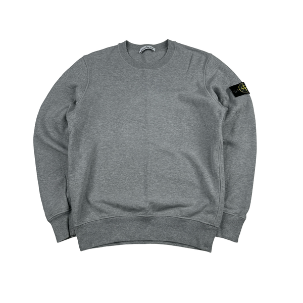 Stone Island 2019 Grey Cotton Crewneck - Medium