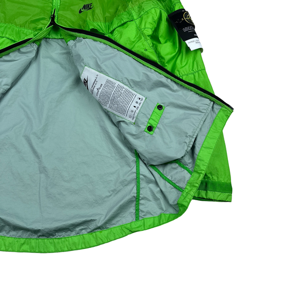 Stone Island x Nike Green Hyperlight Membrana Windrunner Jacket - XL