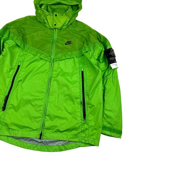 Stone Island x Nike Green Hyperlight Membrana Windrunner Jacket - XL